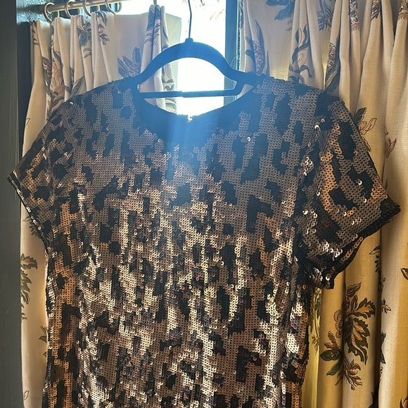 Sequin Shift Dress - Picture 2 of 6